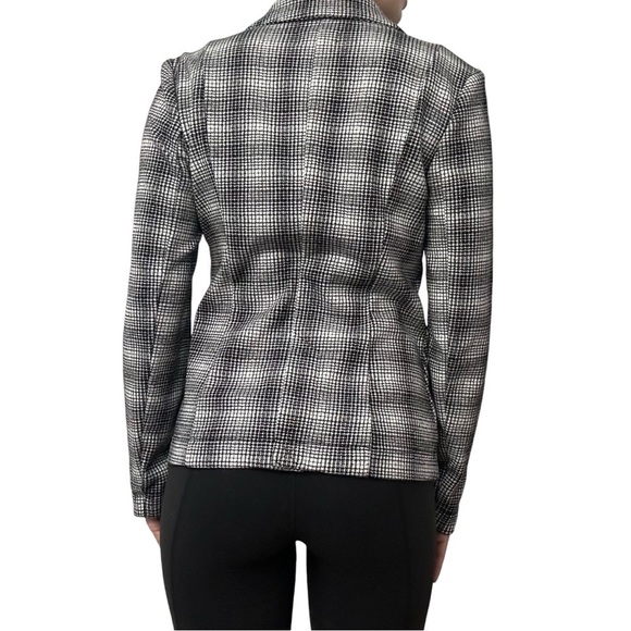 Anthropologie Maeve Blazer Jacket Plaid Button Up Academia Work Gray Size Small - Picture 2 of 7